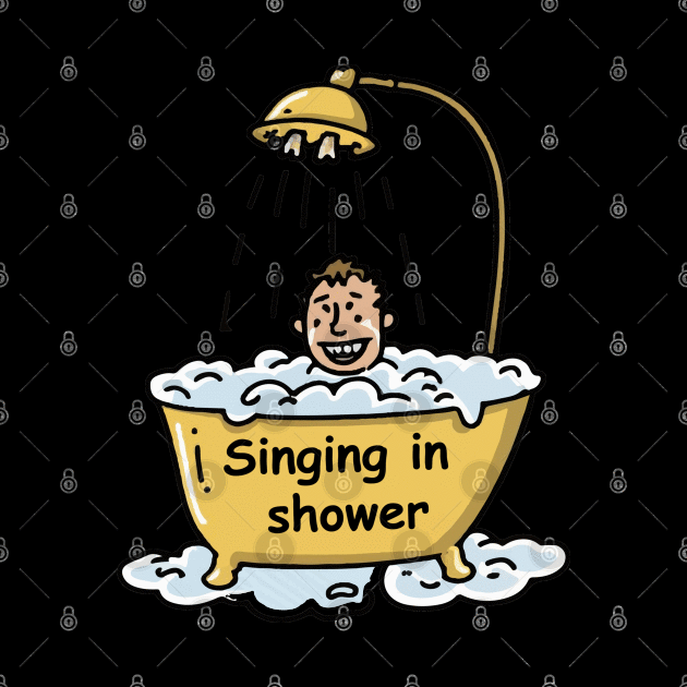 Singing in shower by ArtfulDesign